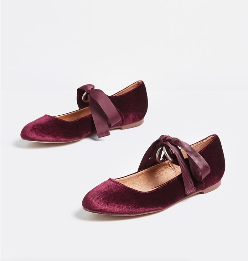 Chelsea Crew Caught My Eye Velvet Ballet Flats