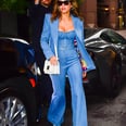 Jessica Alba's Canadian Tuxedo and Shoulder Pads Are a Blast From the Past