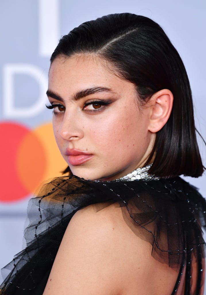 Charli XCX's Smoked-Out Eye Shadow and Blunt Bob at the 2020 BRIT Awards