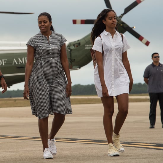 Michelle Obama Wearing Converse August 2016