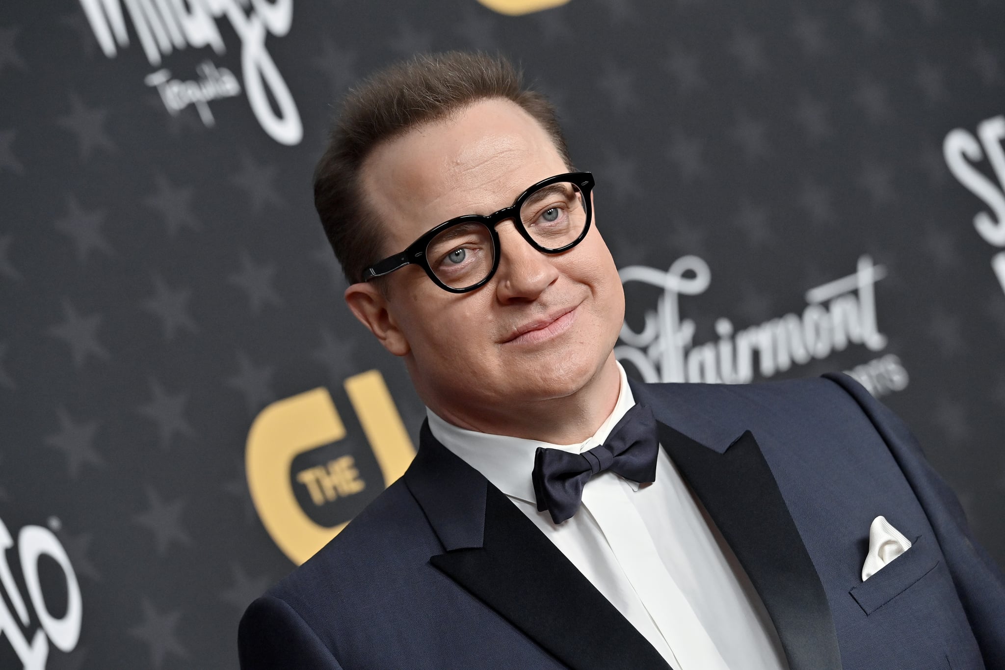 LOS ANGELES, CALIFORNIA - JANUARY 15: Brendan Fraser attends the 28th Annual Critics Choice Awards at Fairmont Century Plaza on January 15, 2023 in Los Angeles, California. (Photo by Axelle/Bauer-Griffin/FilmMagic)