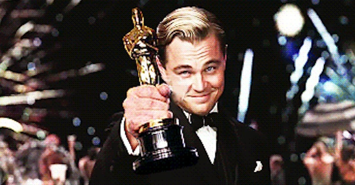 Leonardo Dicaprio Wins Oscar Internet Celebrates Video Popsugar Celebrity 