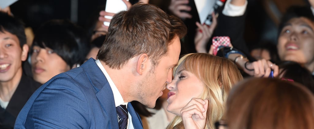 Chris Pratt and Anna Faris Guardians of the Galaxy Premiere