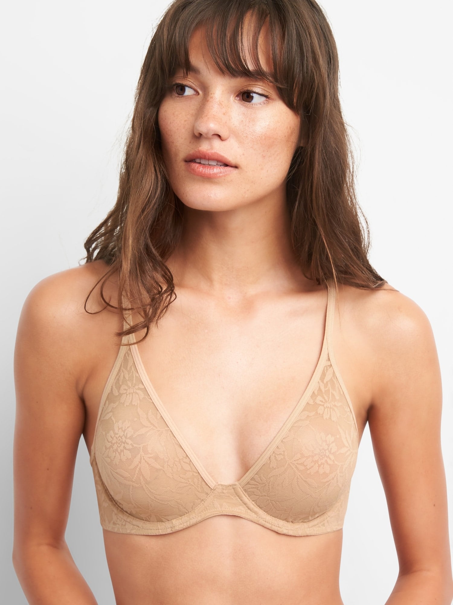 Gap Lace Plunge Bralette, This Brand Is Giving Us Everyday Romance With  Valentine's Day Lingerie