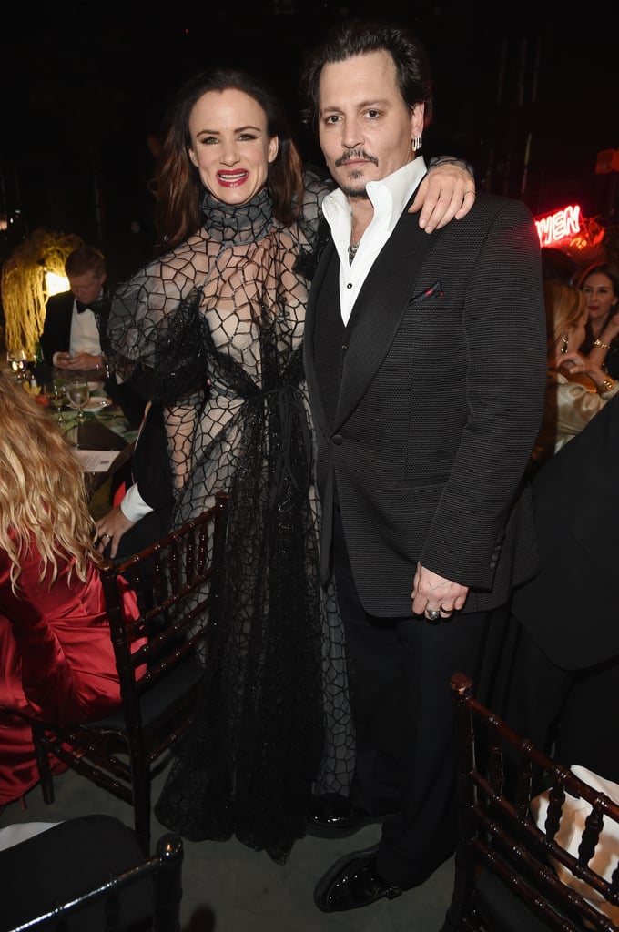 Johnny Depp and Juliette Lewis at Art of Elysium Gala 2016