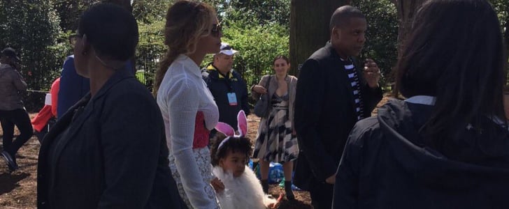 Beyonce and Blue Ivy at White House Easter Egg Roll 2016