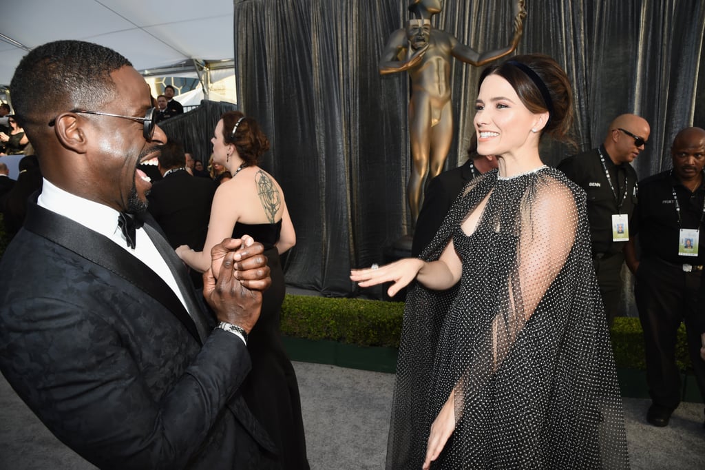 Pictured: Sterling K. Brown and Sophia Bush