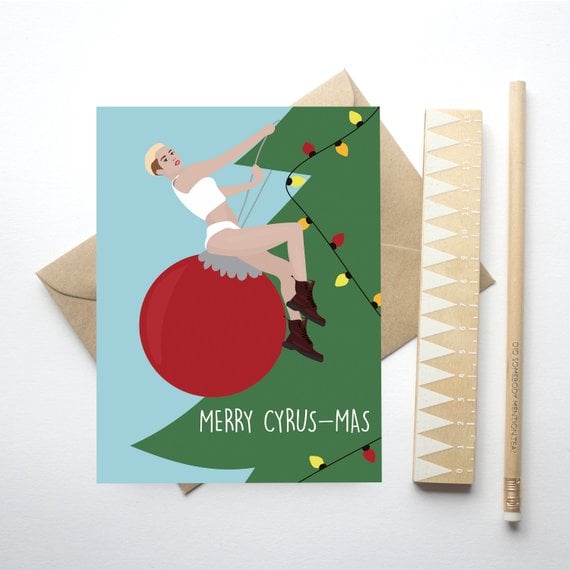 "Merry Cyrus-mas" Christmas Card