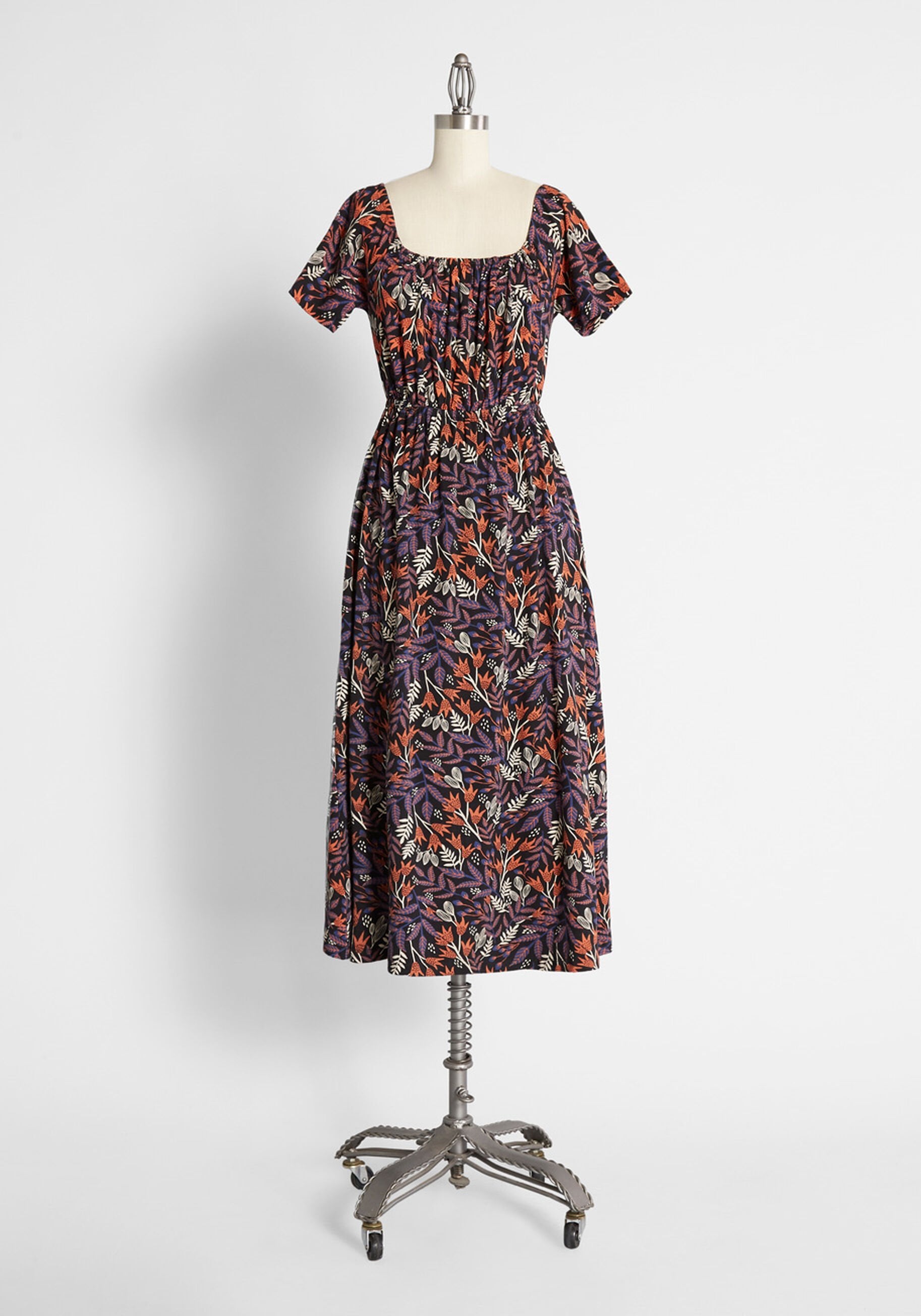 modcloth fall dresses Boden Women's Florence Linen Blend Dress in Purple main image 0