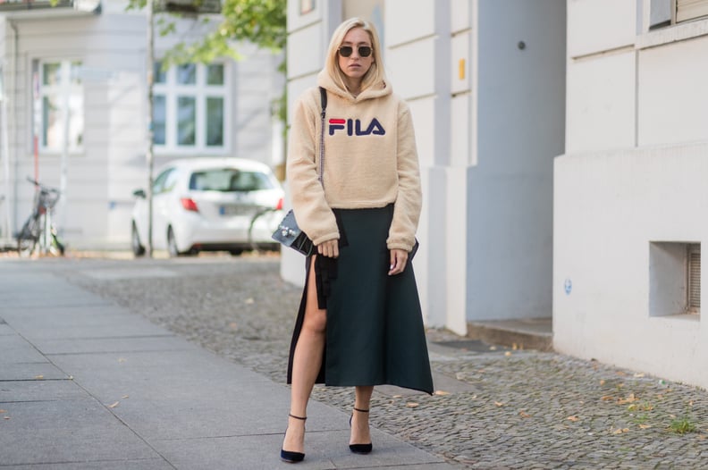 Layer With a Cropped Hoodie When It's Chilly Out