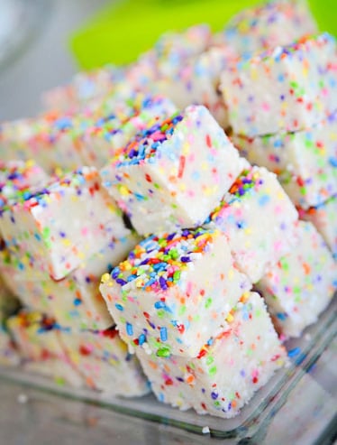 Cake Batter Sprinkles Fudge