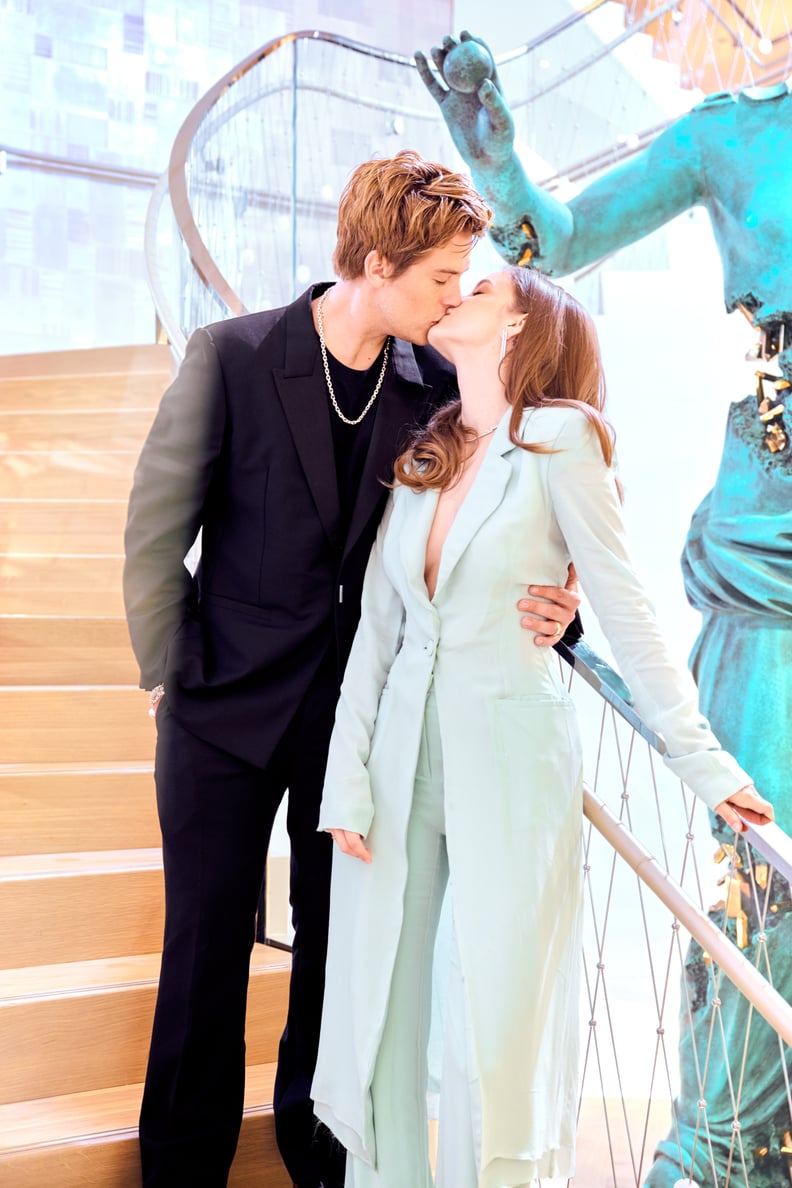 Barbara Palvin and Dylan Sprouse at the Tiffany Landmark Store in NYC