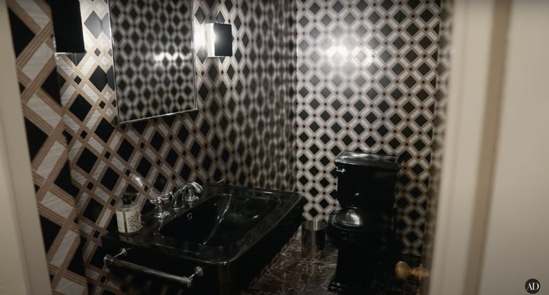 David Harbour and Lily Allen's Downstairs Bathroom