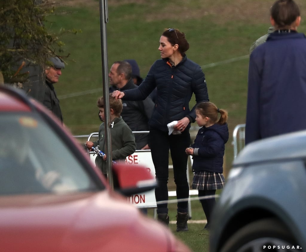 William and Kate With George and Charlotte at Horse Trials