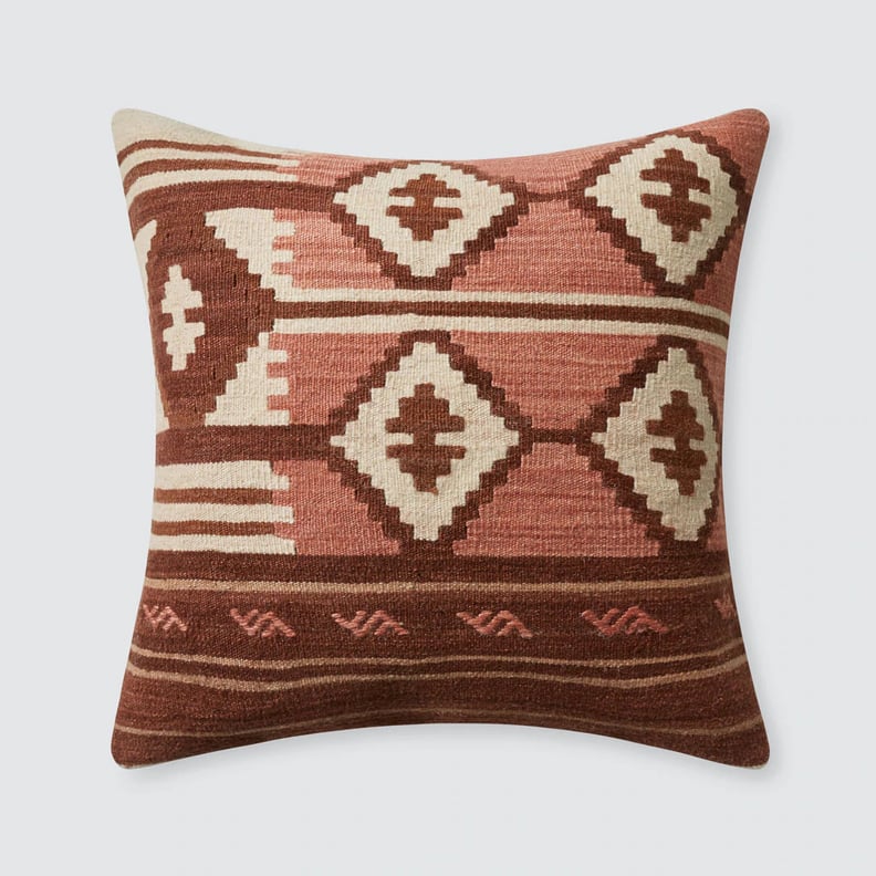 A Bold Pillow: Deniz Kilim Throw Pillow