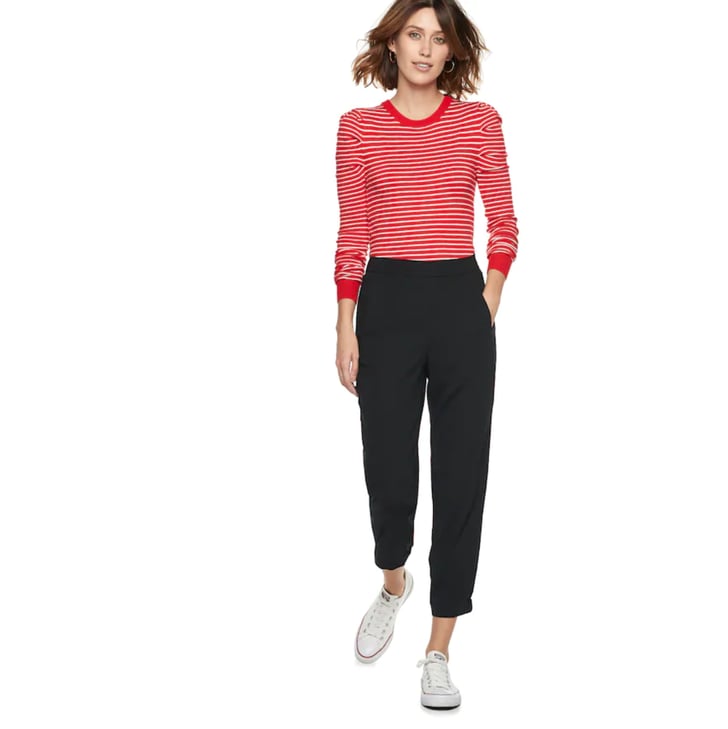 women's cuffed jogger jeans