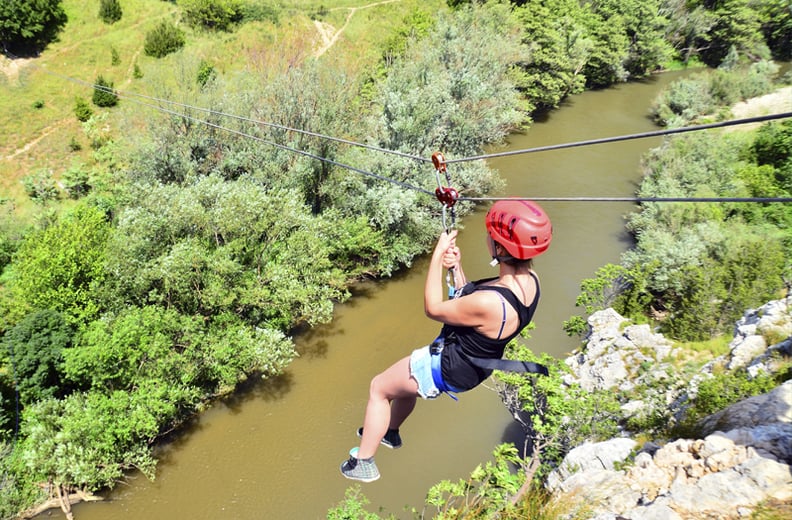 Zip-Line Above the Trees