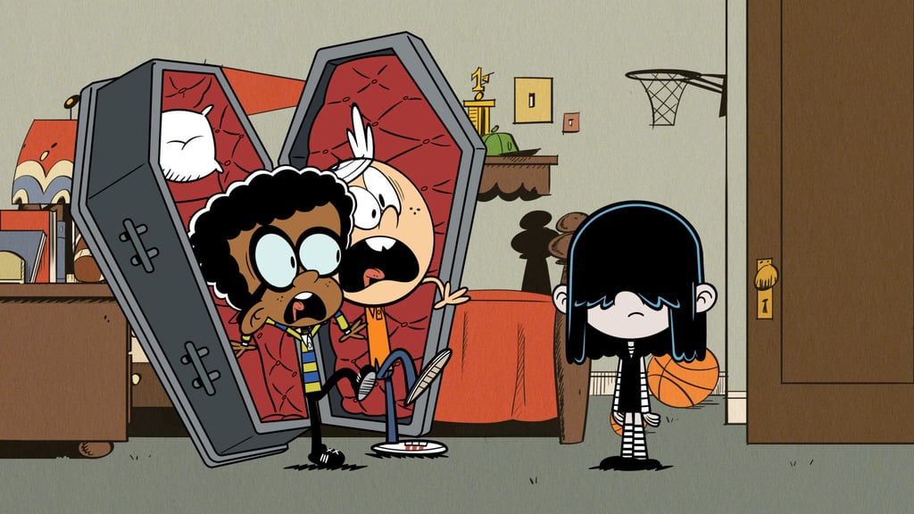 Thursday, Oct. 11, at 6:00 p.m. local time: The Loud House (pictured)

"Jeers For Fears": After agreeing to go to The Royal Woods House of Terror, Lincoln and Clyde have to toughen up and face their fears.

Friday, Oct. 12, at 12:00 p.m. local time: PAW Patrol

"Pups and the Werepuppy!": When Rocky goes missing at Uncle Otis's cabin in the woods, the PAW Patrol need to solve the mystery of the Werepuppy.
  
"Pups Save a Sleepwalking Mayor": On Cowboy Day at the Wingnuts Dude Ranch, Mayor Goodway tries to brave the hazards of the ranch while sleepwalking.

Friday, Oct. 12, at 6:00 p.m. local time: The Loud House

"Tea Tale Heart": Lola discovers Lucy has an old, fragile doll and decides she must borrow it, no matter what Lucy says.

Thursday, Oct. 18, at 6:00 p.m. local time: Rise of the Teenage Mutant Ninja Turtles

"Mrs. Cuddles": April and the brothers make Raph face his greatest fear . . . an adorable kids' TV show bunny.

Friday, Oct. 19, at 6:00 p.m. local time: Rise of the Teenage Mutant Ninja Turtles

"The Gumbus": Leo, Mikey, and April investigate a mysterious specter that haunts a themed supermarket.

Saturday, Oct. 20, at 12:00 p.m. local time: Power Rangers Super Ninja Steel

"Monster Mix-Up": The Super Ninja Steel Rangers are ambushed by monsters, who switch bodies with them.