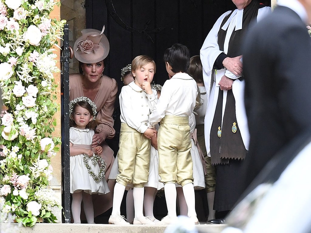 Page Boy Posing at Pippa Middleton's Wedding 2017