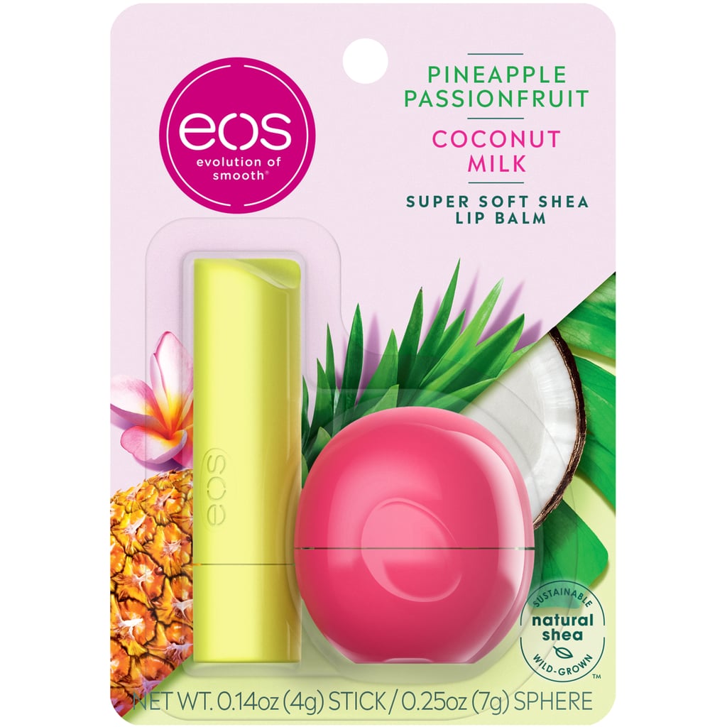 Eos Super Soft Shea Lip Balm Stick and Sphere — Pineapple Passionfruit and Coconut Milk