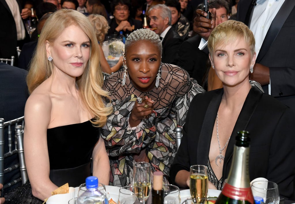 Nicole Kidman, Cynthia Erivo, and Charlize Theron at the 2020 Critics' Choice Awards