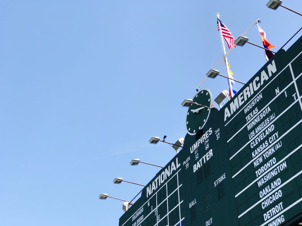 Go to a baseball game. Go to a baseball game.