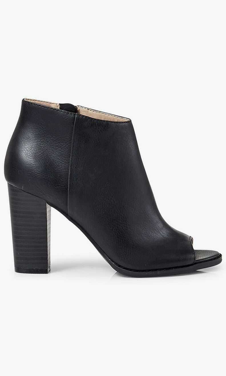 Express Peep-Toe Booties