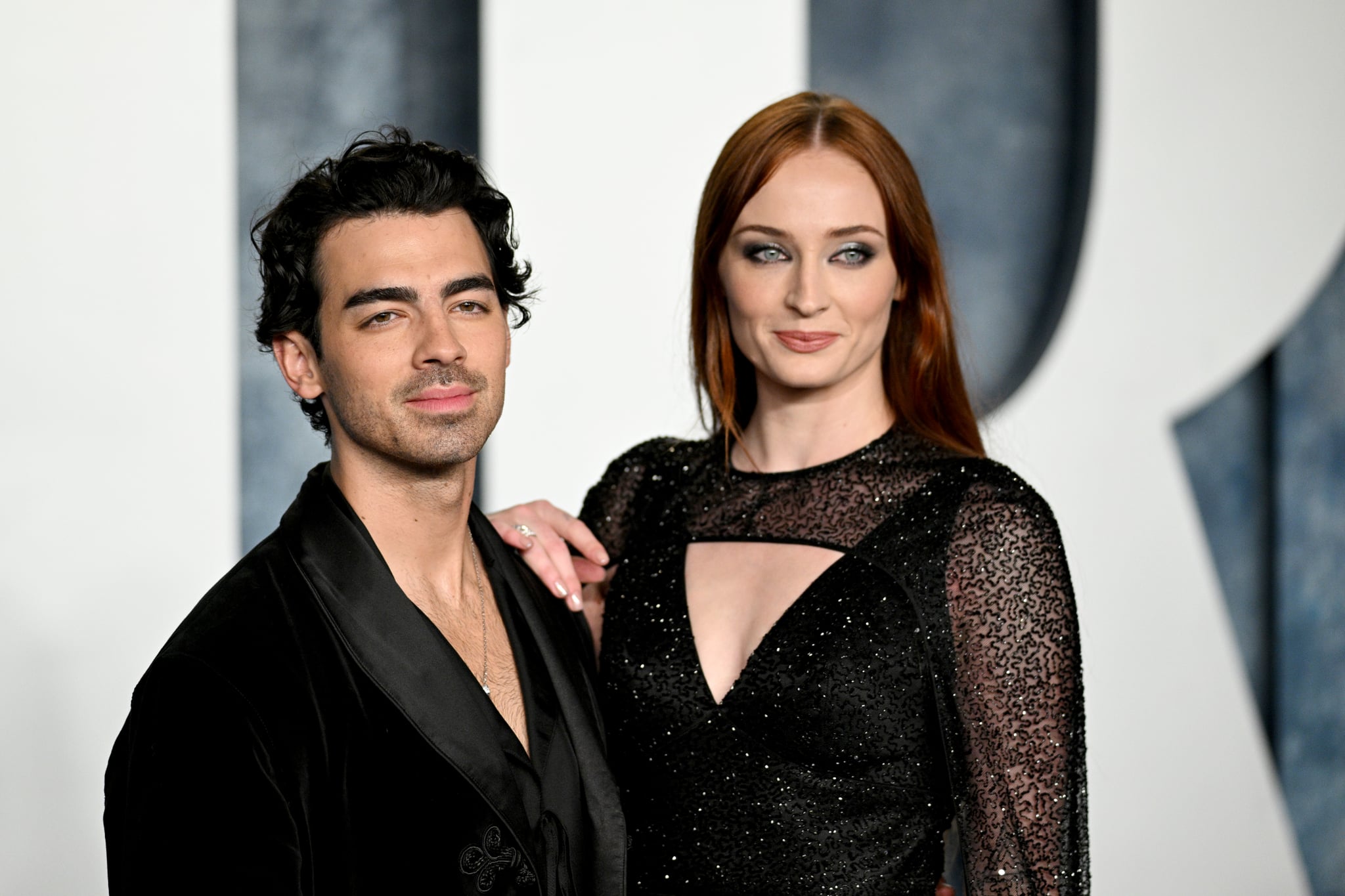 BEVERLY HILLS, CALIFORNIA - MARCH 12: Joe Jonas, Sophie Turner attend the 2023 Vanity Fair Oscar Party Hosted By Radhika Jones at Wallis Annenberg Centre for the Performing Arts on March 12, 2023 in Beverly Hills, California. (Photo by Lionel Hahn/Getty Images)