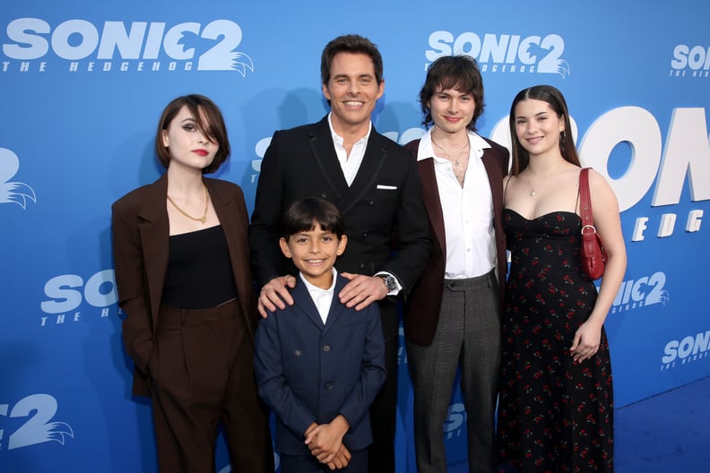 James Marsden and family attend the 'Sonic the Hedgehog 2' Family Day  News Photo - Getty Images