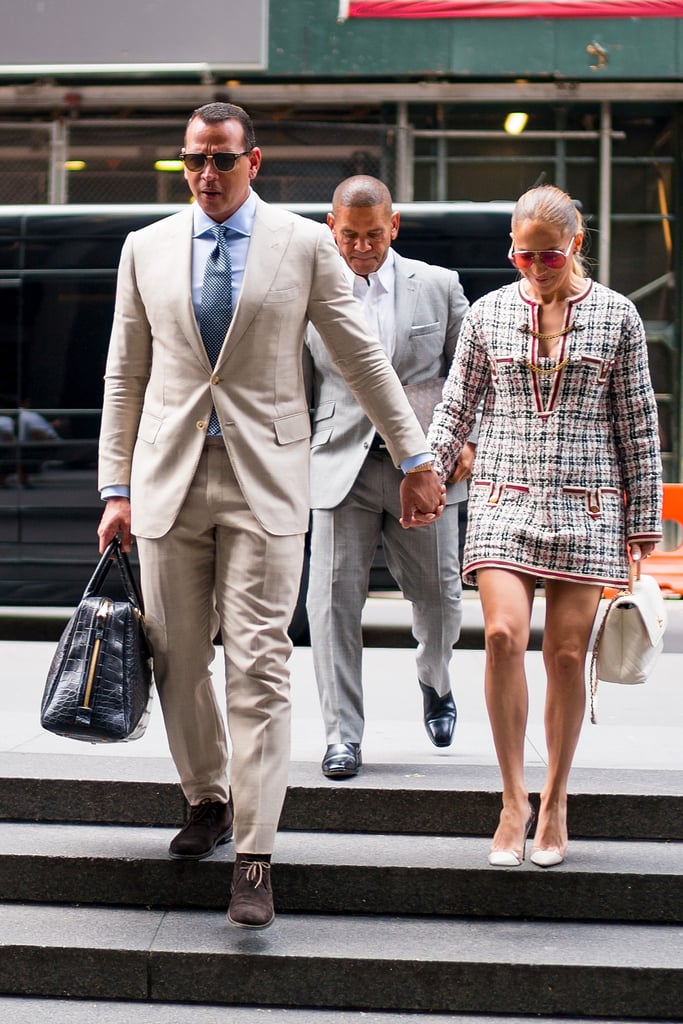 Jennifer Lopez and Alex Rodriguez Lunch in NYC August 2018