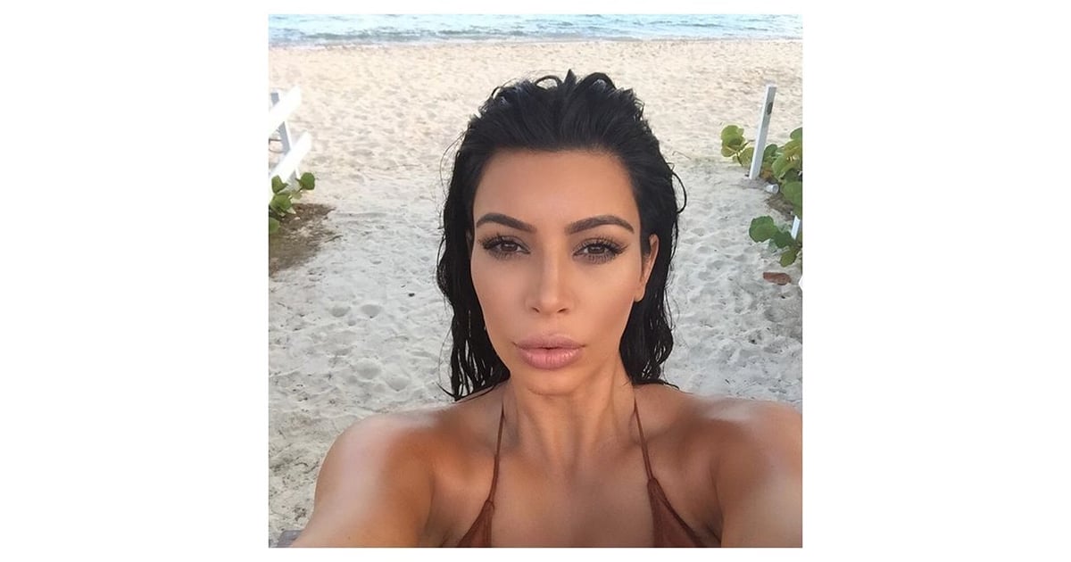 Kim Kardashian | Celebrity Summer Vacation Pictures 2015 | POPSUGAR