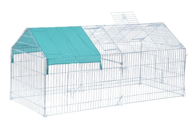 PawHut Outdoor Metal Small Animal Enclosure