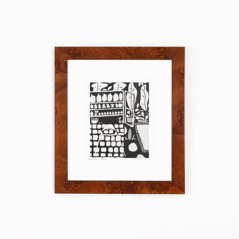 A Dark Wood Frame: Framebridge Jambi Custom Frame