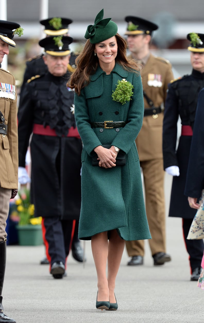 Kate Middleton at the St. Patrick's Day Parade in 2014