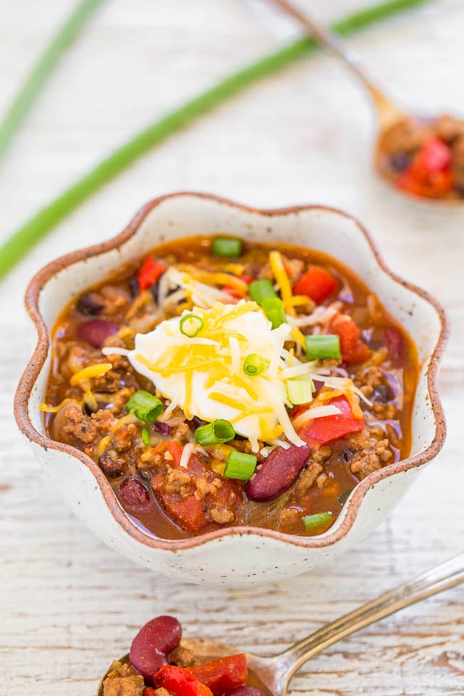 Slow-Cooker Beef Chili
