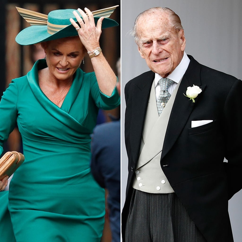 Prince Philip and Sarah Ferguson at Eugenie's Wedding