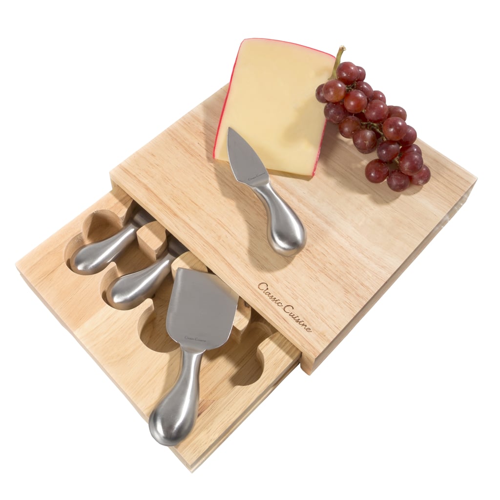 Cheese Board Set With Stainless Steel Knives