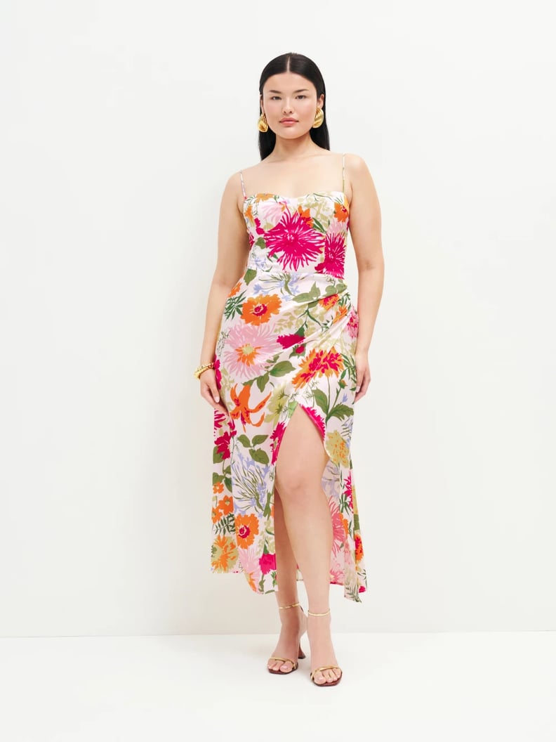 A Floral Corset Dress