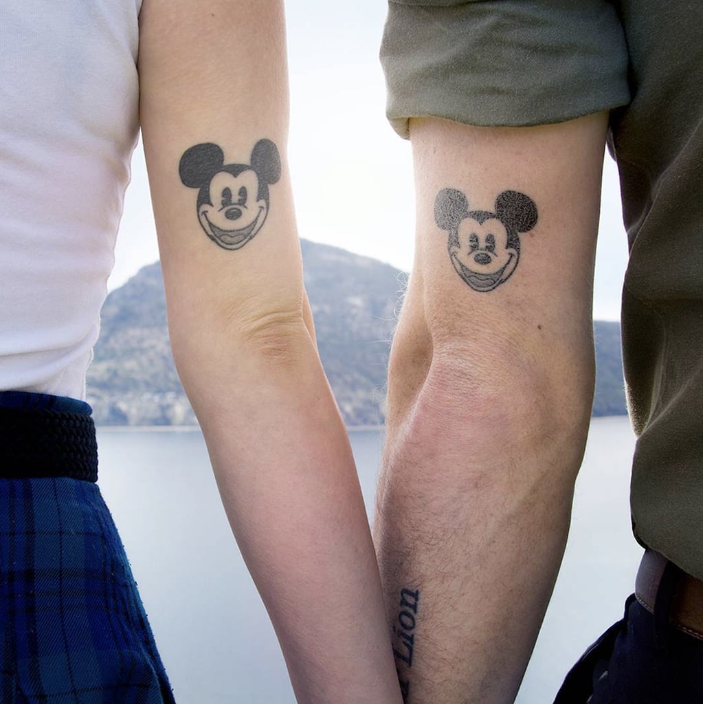 The Best Disney Tattoos For Couples Popsugar Love Sex Disney couple pictures to create disney couple ecards, custom profiles, blogs, wall posts, and disney couple scrapbooks, page 1 of 22. the best disney tattoos for couples