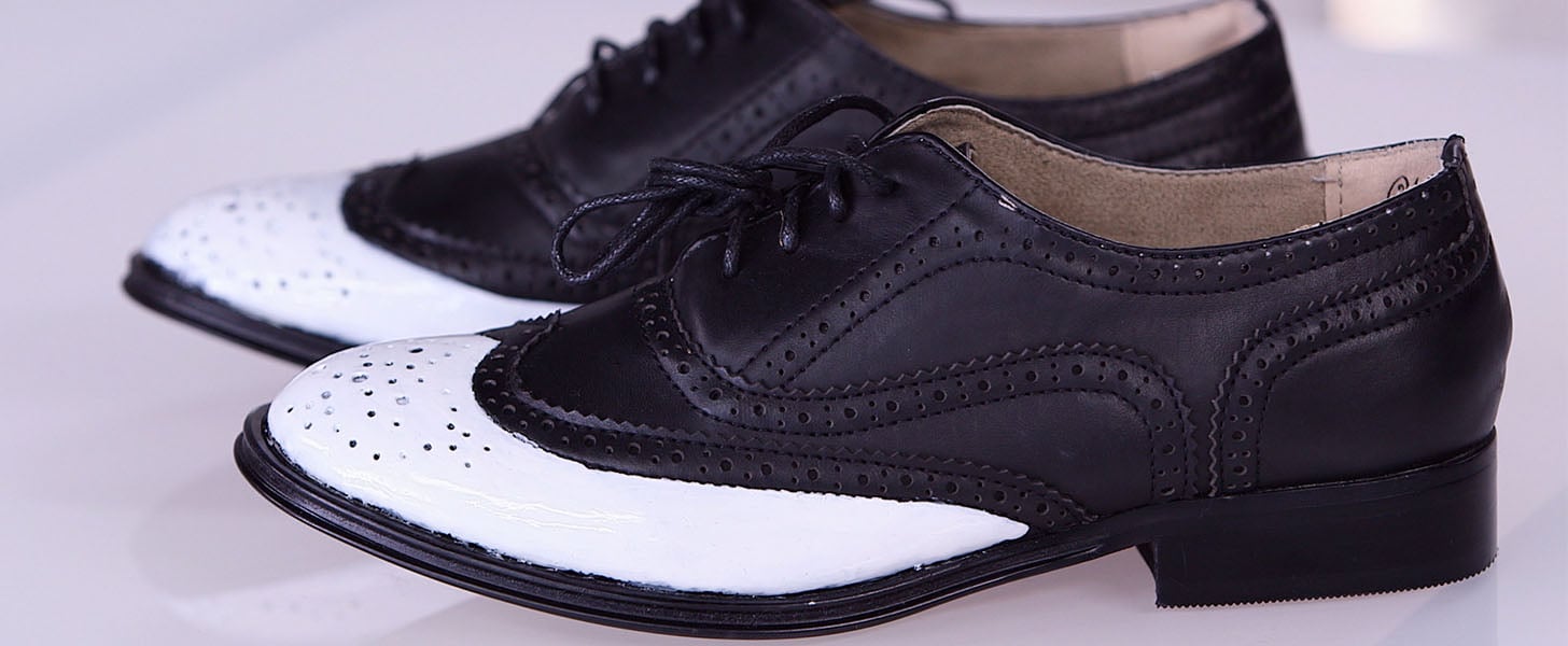 Painting leather shoes with nail polish outlet