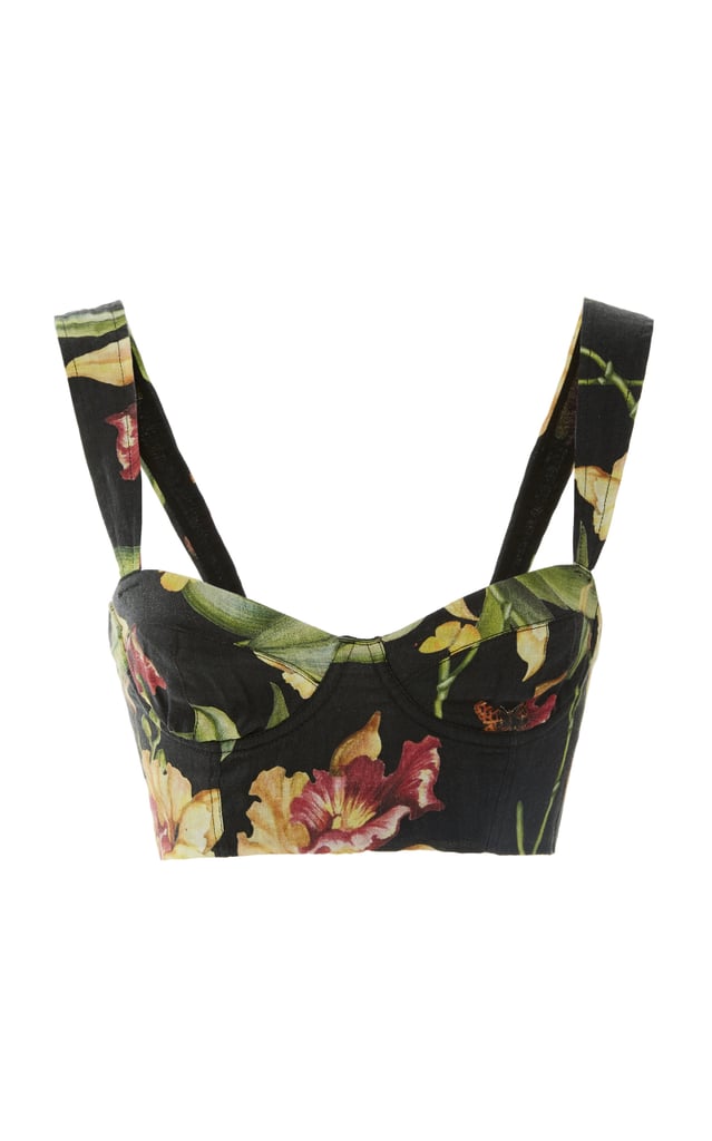 Agua by Agua Bendita Passiflora Floral-Print Bustier