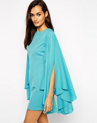 AQ AQ Paradox Cape Mini Dress