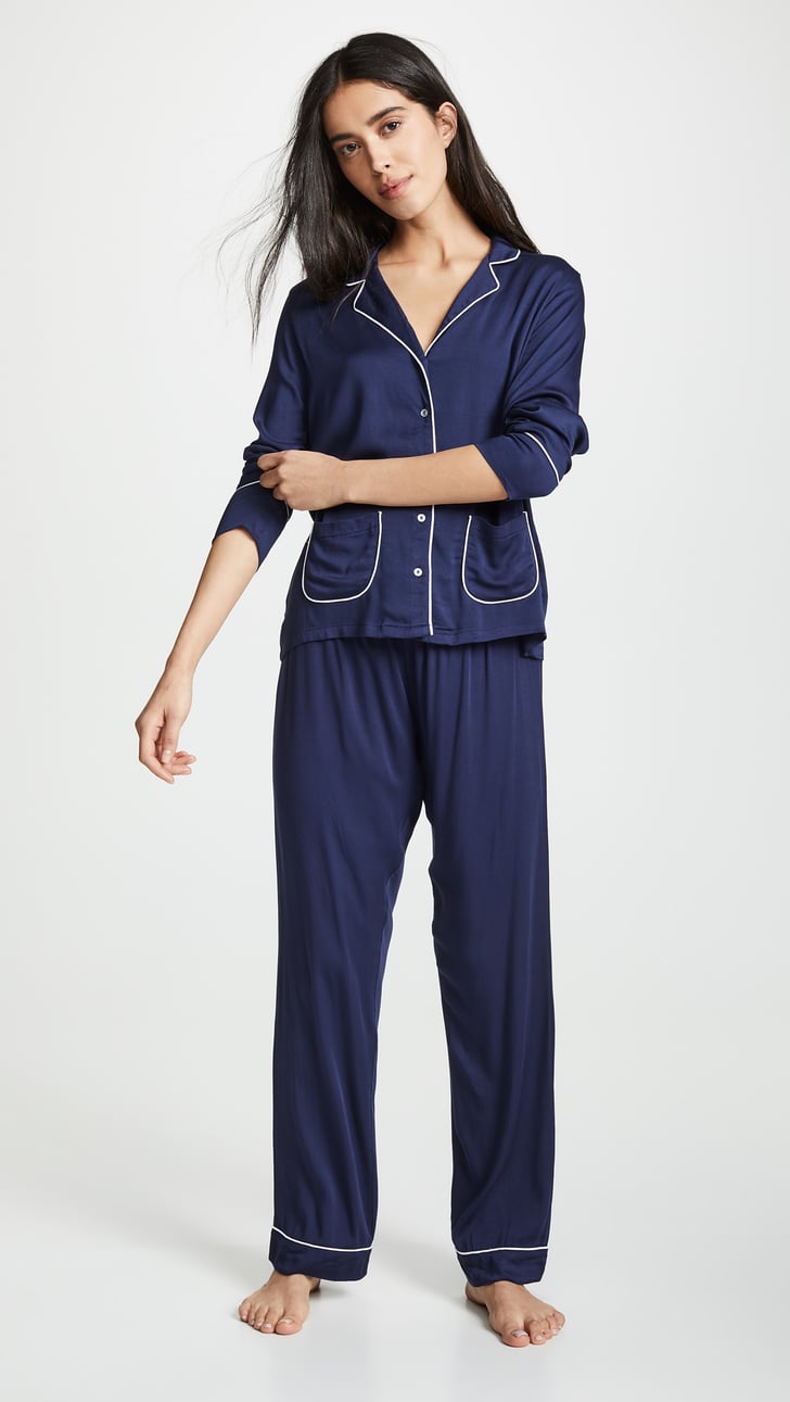 Splendid Notch Collar PJ Set | Best Pajamas For Women 2019 | POPSUGAR ...