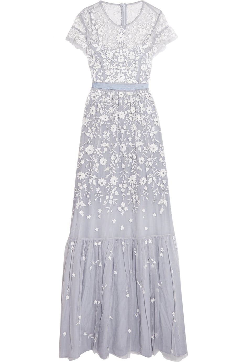 Needle Thread Dress Kate Middleton Channeled Disney S Elsa For The Night In This Icy Blue Dress Popsugar Fashion Photo 8
