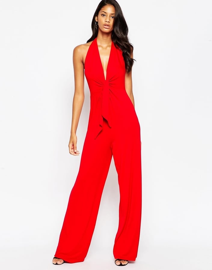 Asos Twist Knot Jumpsuit ($42) | Jumpsuits to Wear to Weddings ...