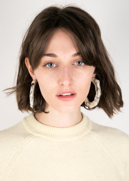 Rachel Comey White Marble Factor Earrings | Jewelry Trends 2018 ...