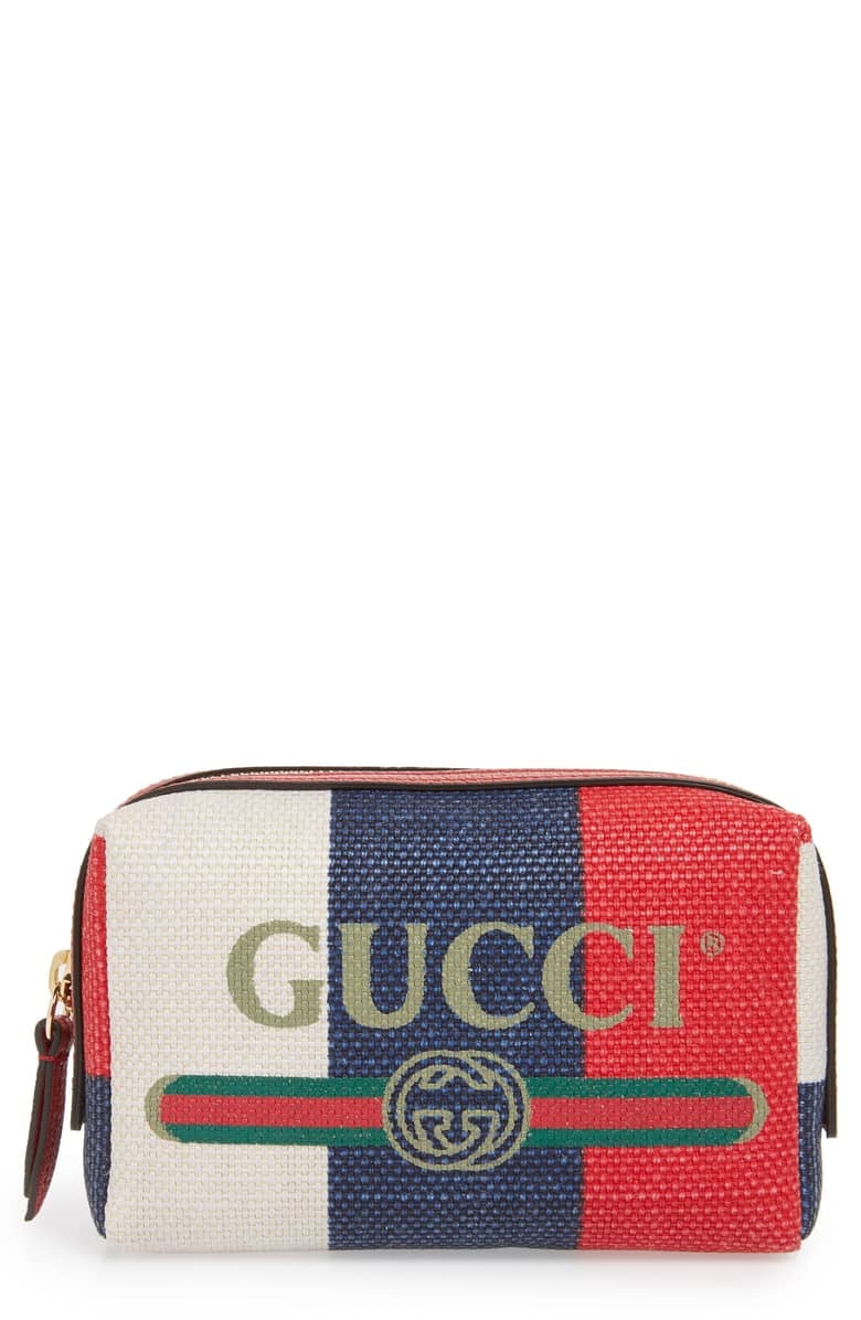 Gucci Linea Merida Canvas Cosmetics Case