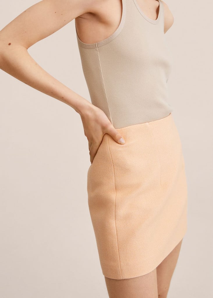Mango Cotton Suit Skirt