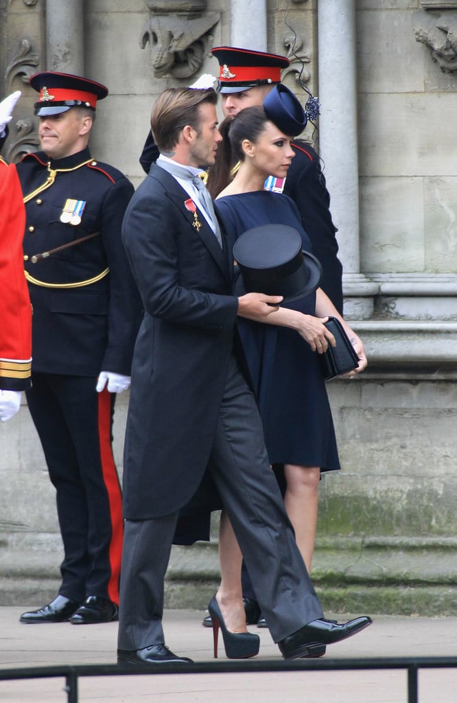 Victoria Beckham's Outfits at the Royal Weddings