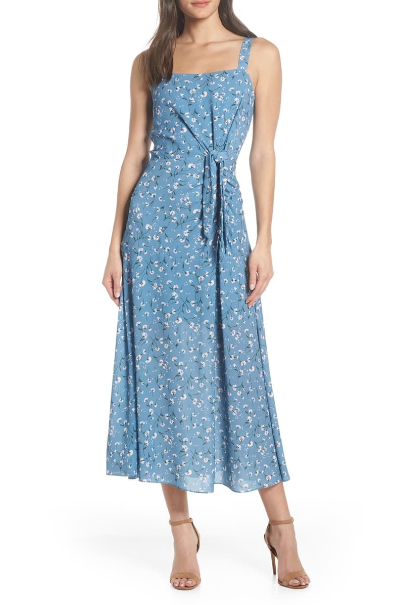 Chelsea28 floral 2025 print midi dress